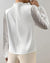 Damen Top Rundhals Leichtes Polyester für Vielseitige Outfits-3