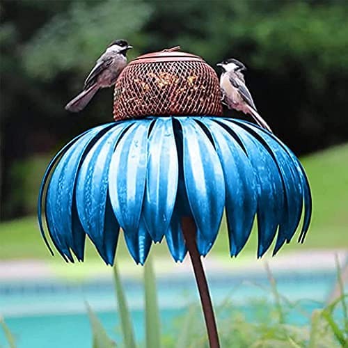 Vogelhaus Blumenform Verspielt für Garten und Terrasse 8