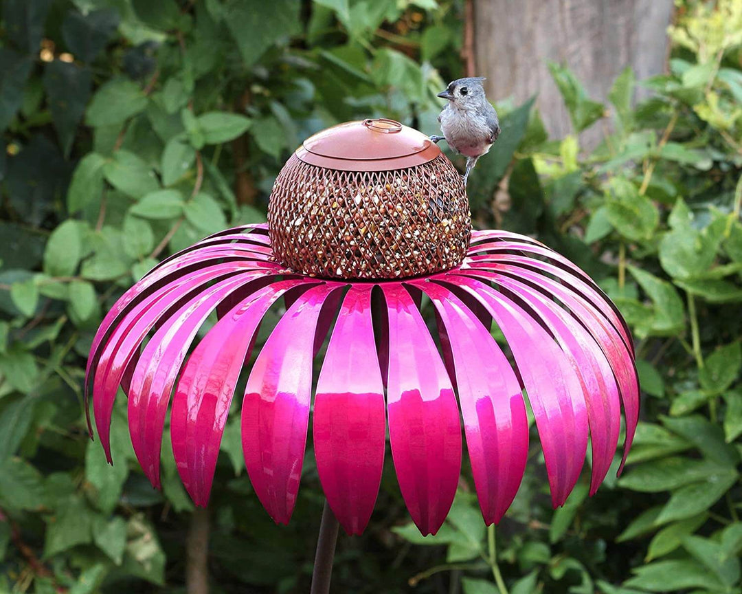 Vogelhaus Blumenform Verspielt für Garten und Terrasse 9