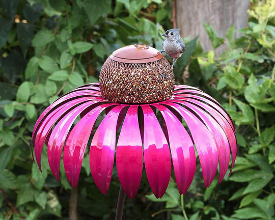 Vogelhaus Blumenform Verspielt für Garten und Terrasse 9
