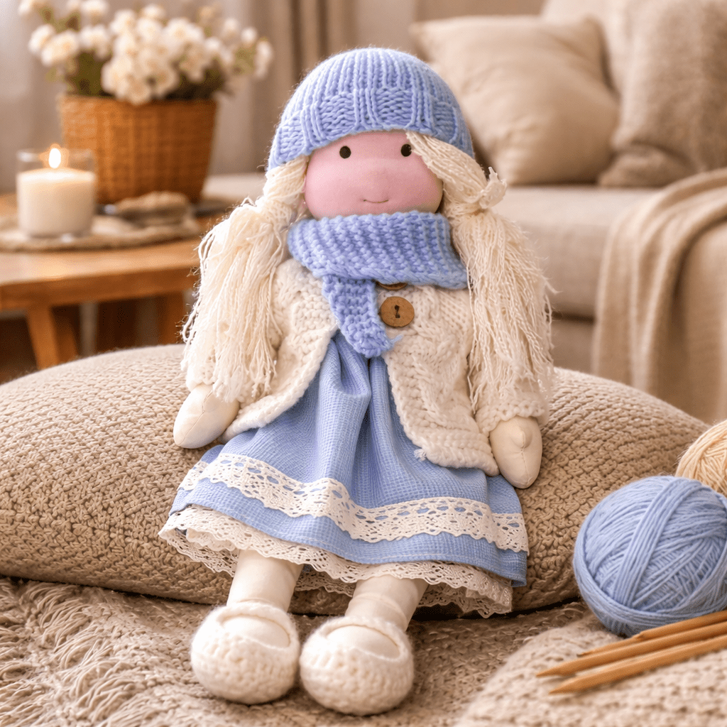 Waldorfpuppe Elora Kreatives Spielzeug für Kinder 10