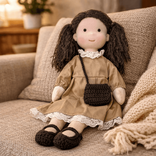 Waldorfpuppe Elora Kreatives Spielzeug für Kinder 8