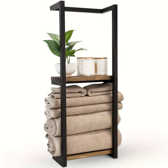 Wand Handtuchhalter Bad Modernes Design Minimalistisch Platin 6