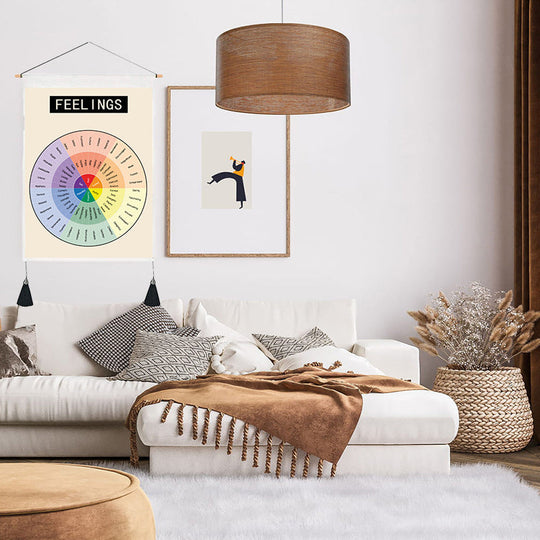 Wandbild Psychologische Dekoration im Nordischen Stil 3