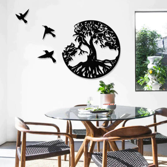 Wanddeko Baum des Lebens Modern für Wohnzimmer und Büro 2