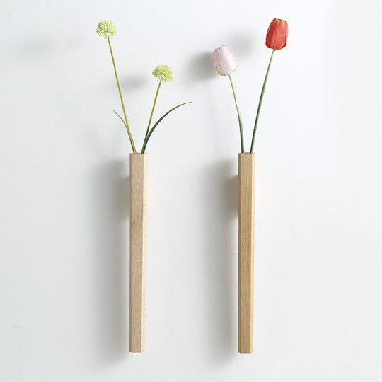 Wanddekor Blumenvase Set Minimalistisch Hängend 2