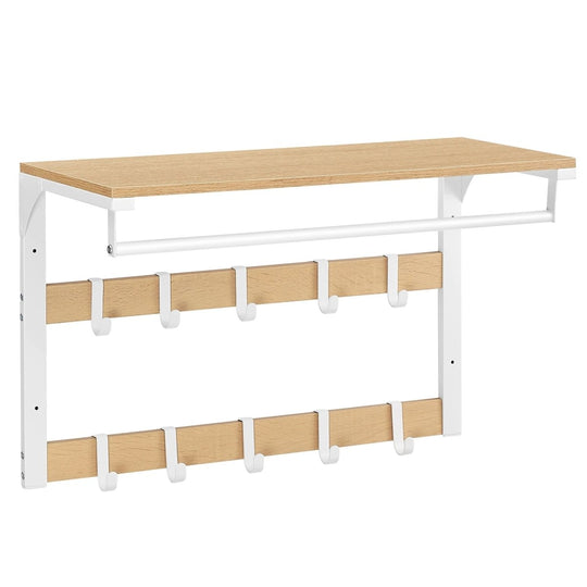 Wandgarderobe mit Regal und Haken für modernen Eingangsbereich 7
