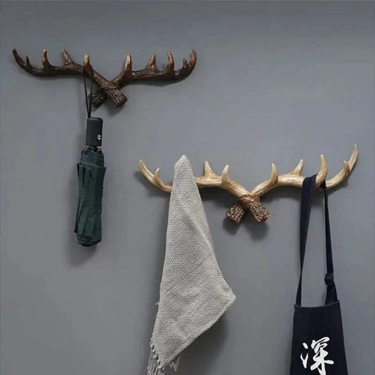 Wandhaken Geweih Vintage Stil 1