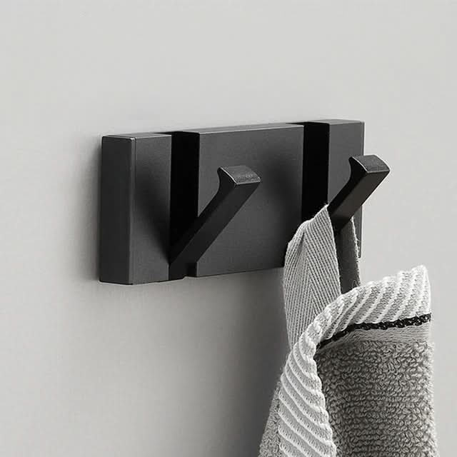 Wandhaken Schwarz Modernes Design für Garderobe und Aufbewahrung 6