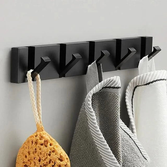 Wandhaken Schwarz Modernes Design für Garderobe und Aufbewahrung 9