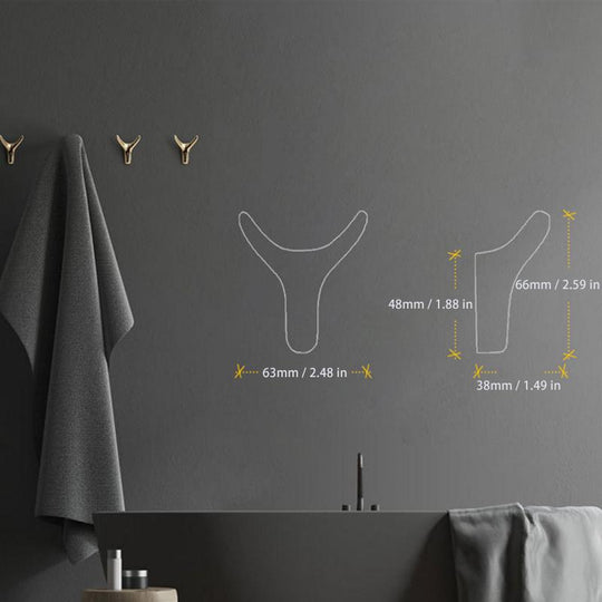 Wandhaken im Horn-Design für stilvolle Akzente 4