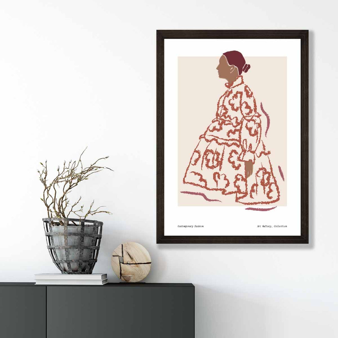 Wandkunst Poster Modern Minimalistisch für Frauen 3