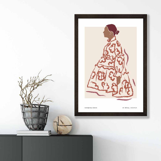 Wandkunst Poster Modern Minimalistisch für Frauen 3
