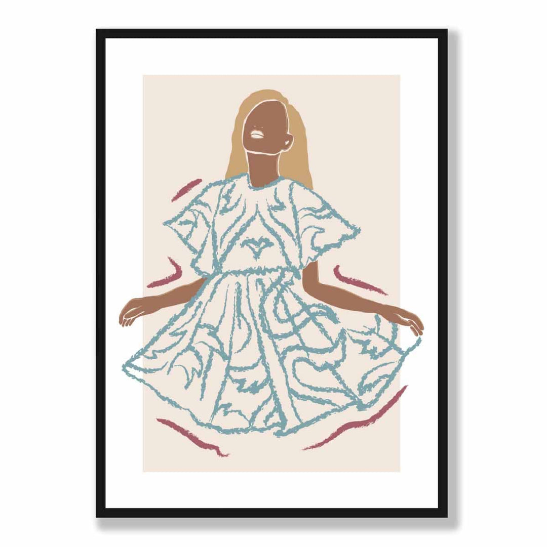 Wandkunst Poster Moderne Frau Skizze Minimalistisch 5