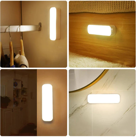 Wandleuchte Innen Bewegungsmelder Kabellos LED Schwarz Dimmbare Lichtfarbe 6