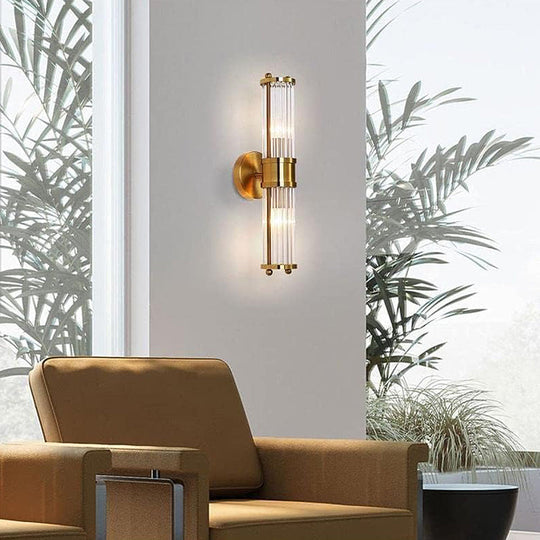 Wandleuchte Innen LED Klassisch Gold 48 cm 4