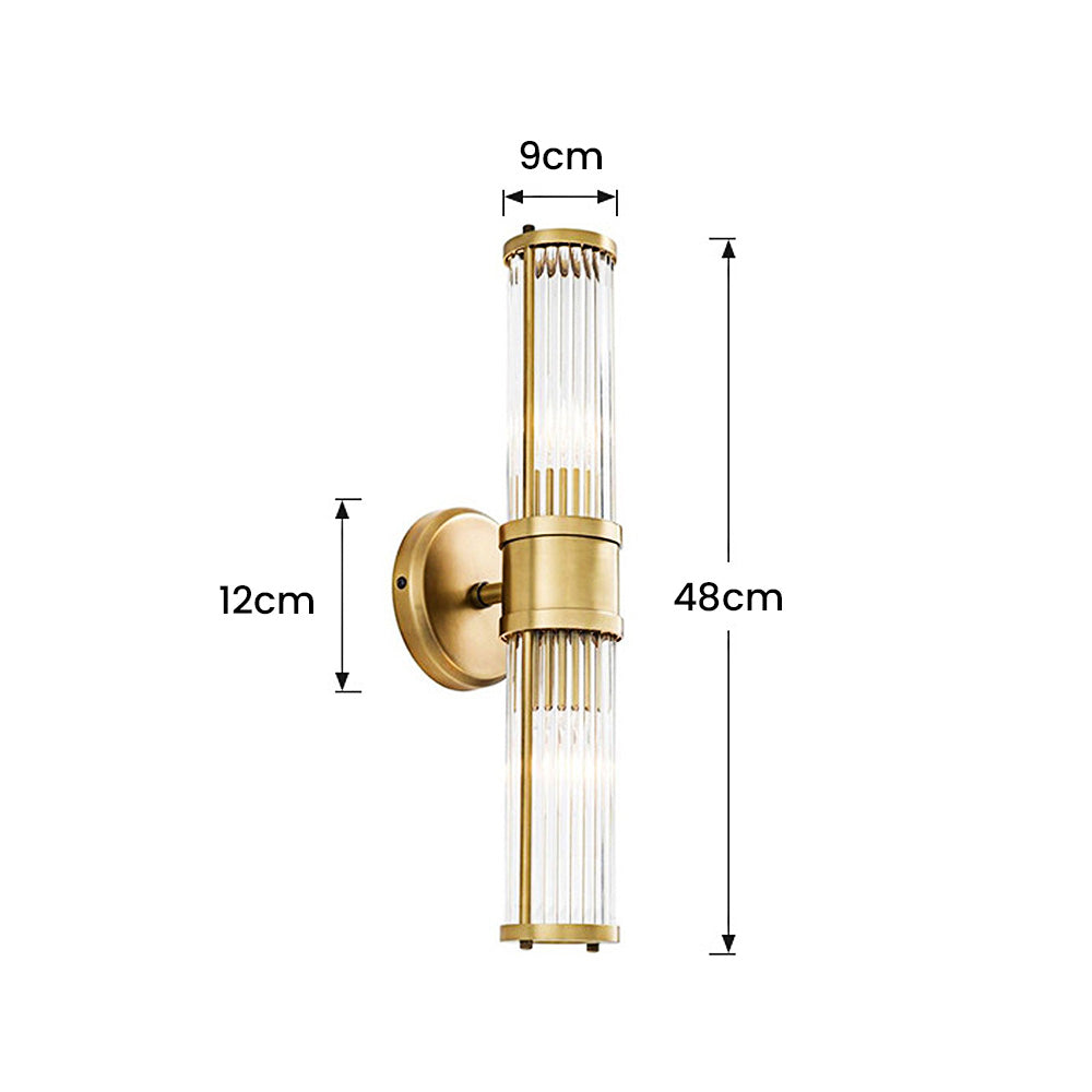 Wandleuchte Innen LED Klassisch Gold 48 cm 7