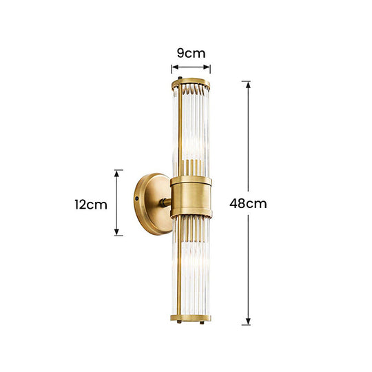 Wandleuchte Innen LED Klassisch Gold 48 cm 7