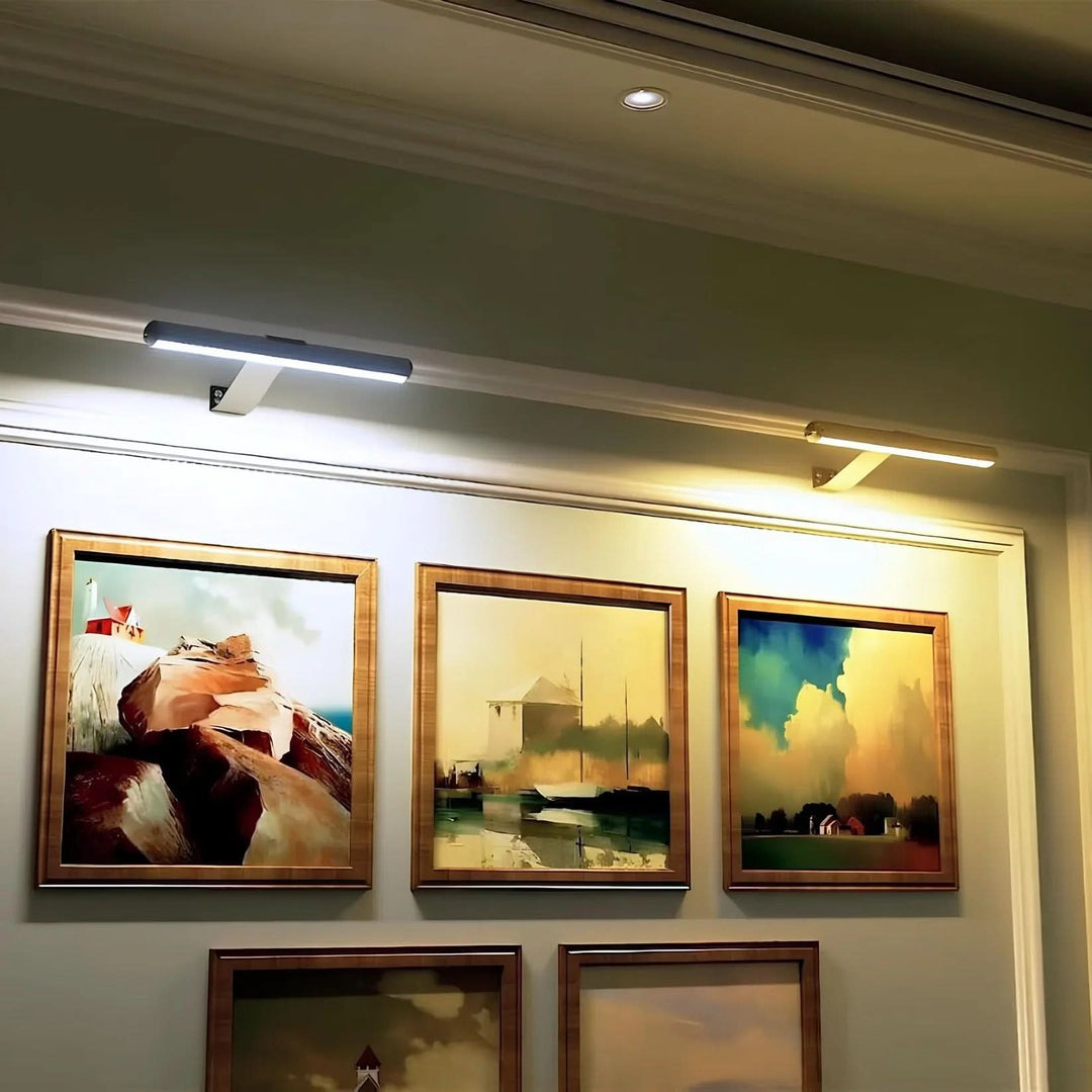 Wandleuchte für Kunstwerke Kabellos 8