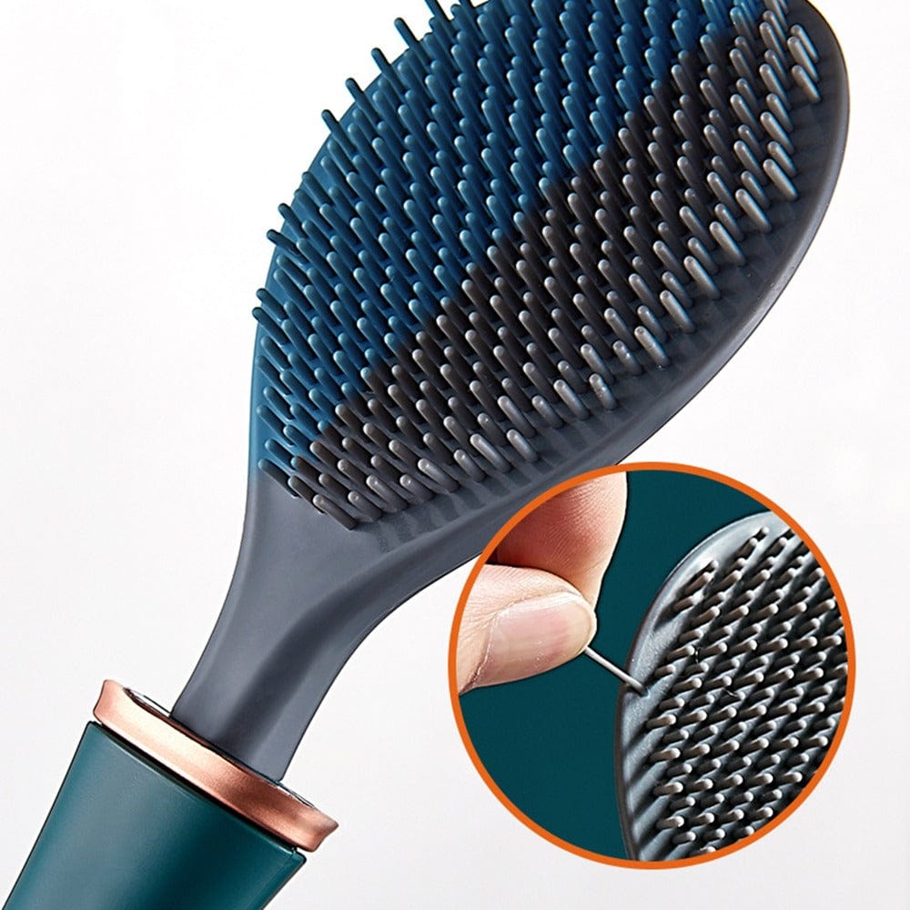 Wandmontierte Silikon-Toilettenbürste mit ergonomischem Griff 3