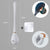 Wandmontierte Silikon-Toilettenbürste mit ergonomischem Griff 8