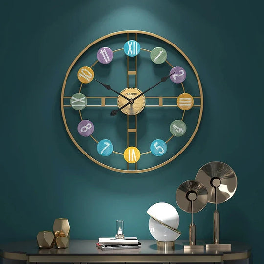 Wanduhr Groß Vintage-Stil Mit Römischen Ziffern – Stilvoller Hingucker Für Ihr Zuhause 3