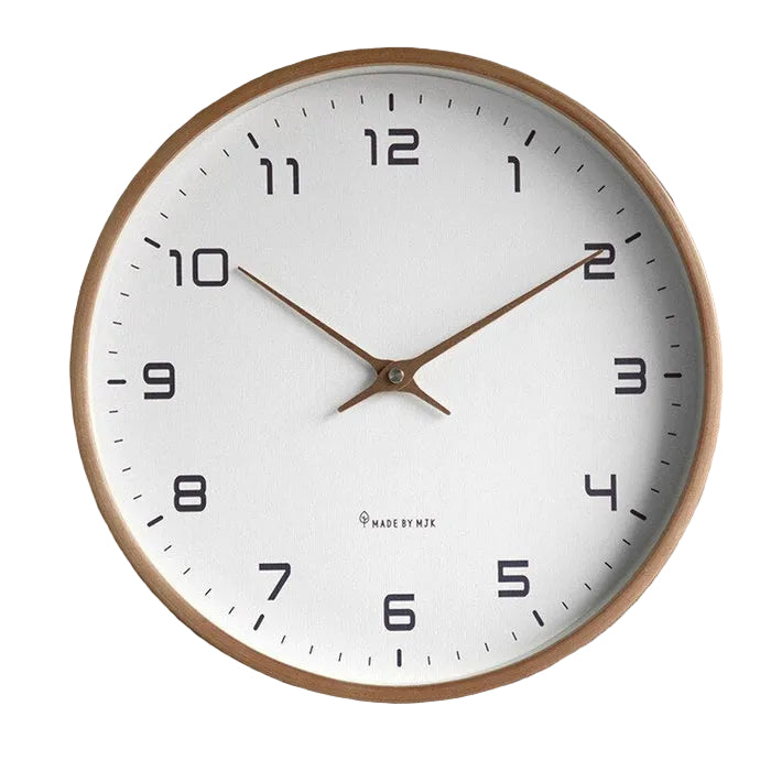 Wanduhr Modern im Nordic-Stil für Männer und Frauen – Schlichtes Design für Zuhause und Büro 0