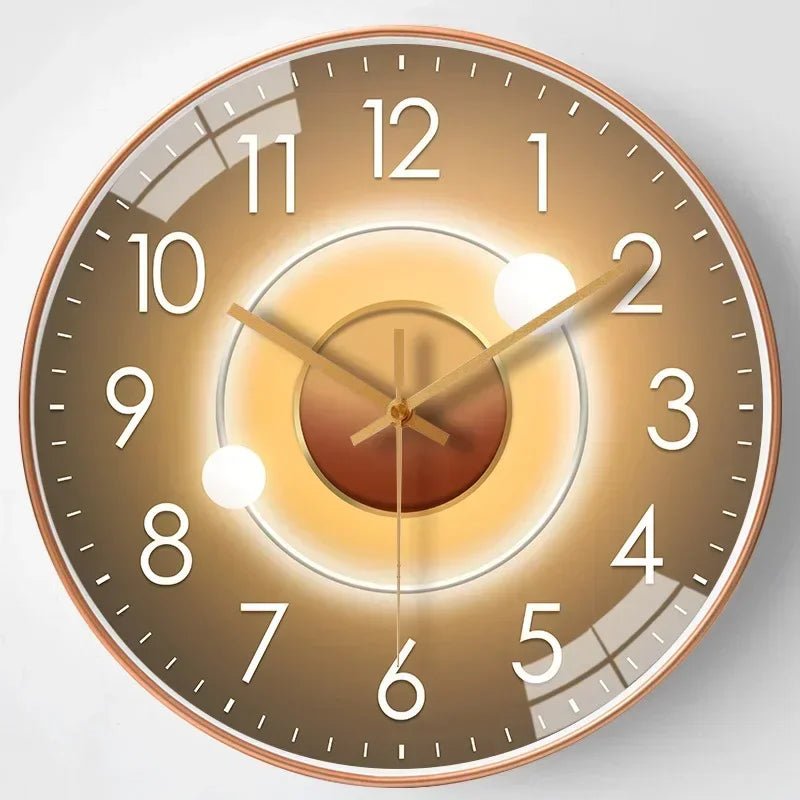 Wanduhr mit minimalistischem Design und geräuschlosem Quarzwerk 6