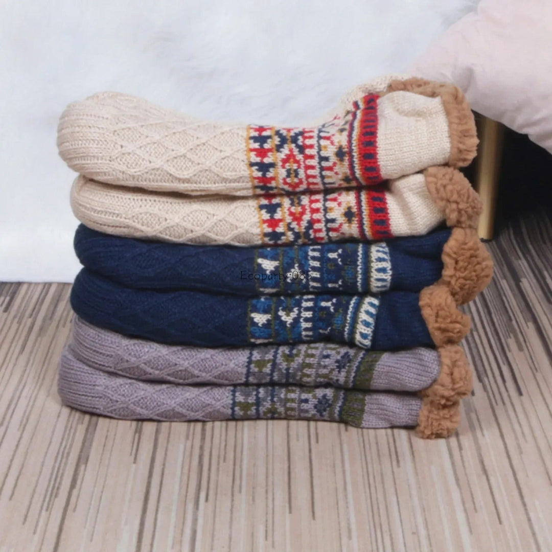 Warme, rutschfeste Socken für Zuhause im Winter 4