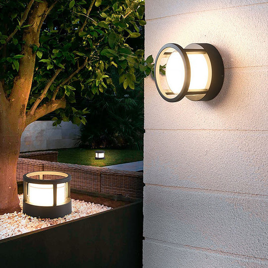 Wasserdichte LED Außenbeleuchtung für Garten und Hof – Moderne Außenleuchten Wand für Einladende Atmosphäre 1
