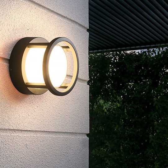Wasserdichte LED Außenbeleuchtung für Garten und Hof – Moderne Außenleuchten Wand für Einladende Atmosphäre 2