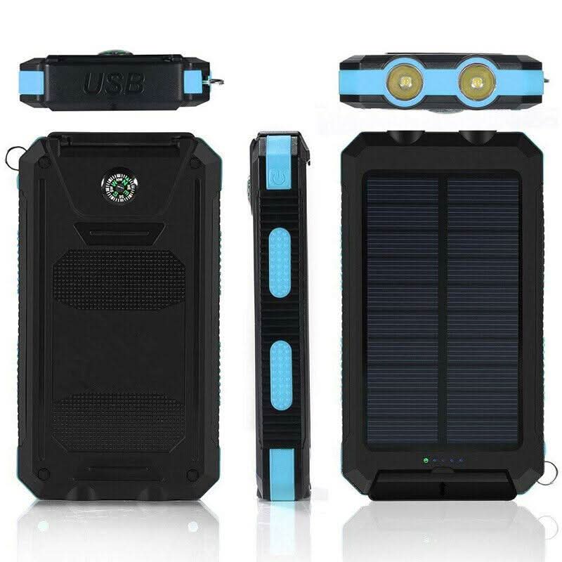 Wasserdichte Power Bank Solar für Outdoor-Abenteuer mit 30000 mAh und LED-Taschenlampe 9
