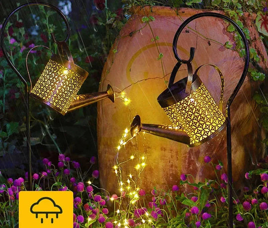 Wasserdichte Solar Gartenlampe mit Dekorativem Design für Außenbereich 0
