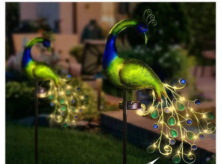 Wasserdichte Solar Gartenlampe mit Dekorativem Design für Außenbereich 3