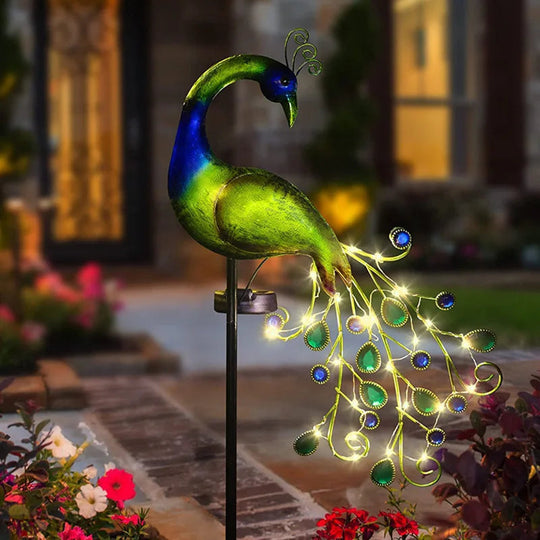 Wasserdichte Solar Gartenlampe mit Dekorativem Design für Außenbereich 8