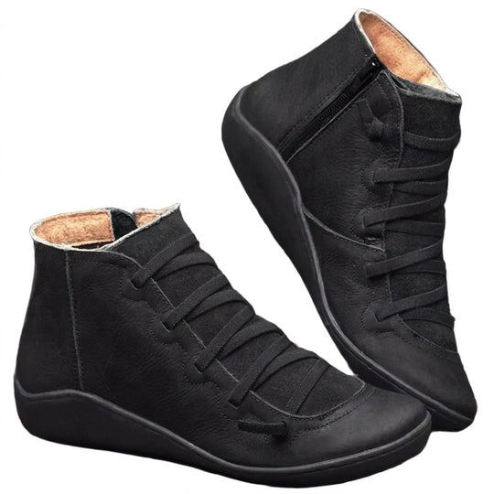 Wasserdichte und bequeme Damenstiefel mit 3-Punkt-Stütze 0