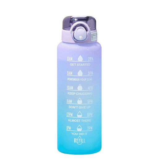 Wasserflasche Trinkflasche Sport mit Motivationsdesign für Tägliche Hydration 12
