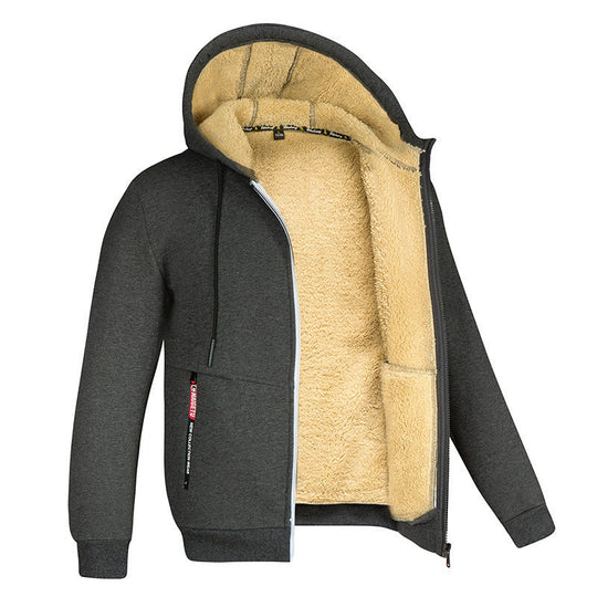 Winterjacke aus Lammwolle mit Reißverschluss 2