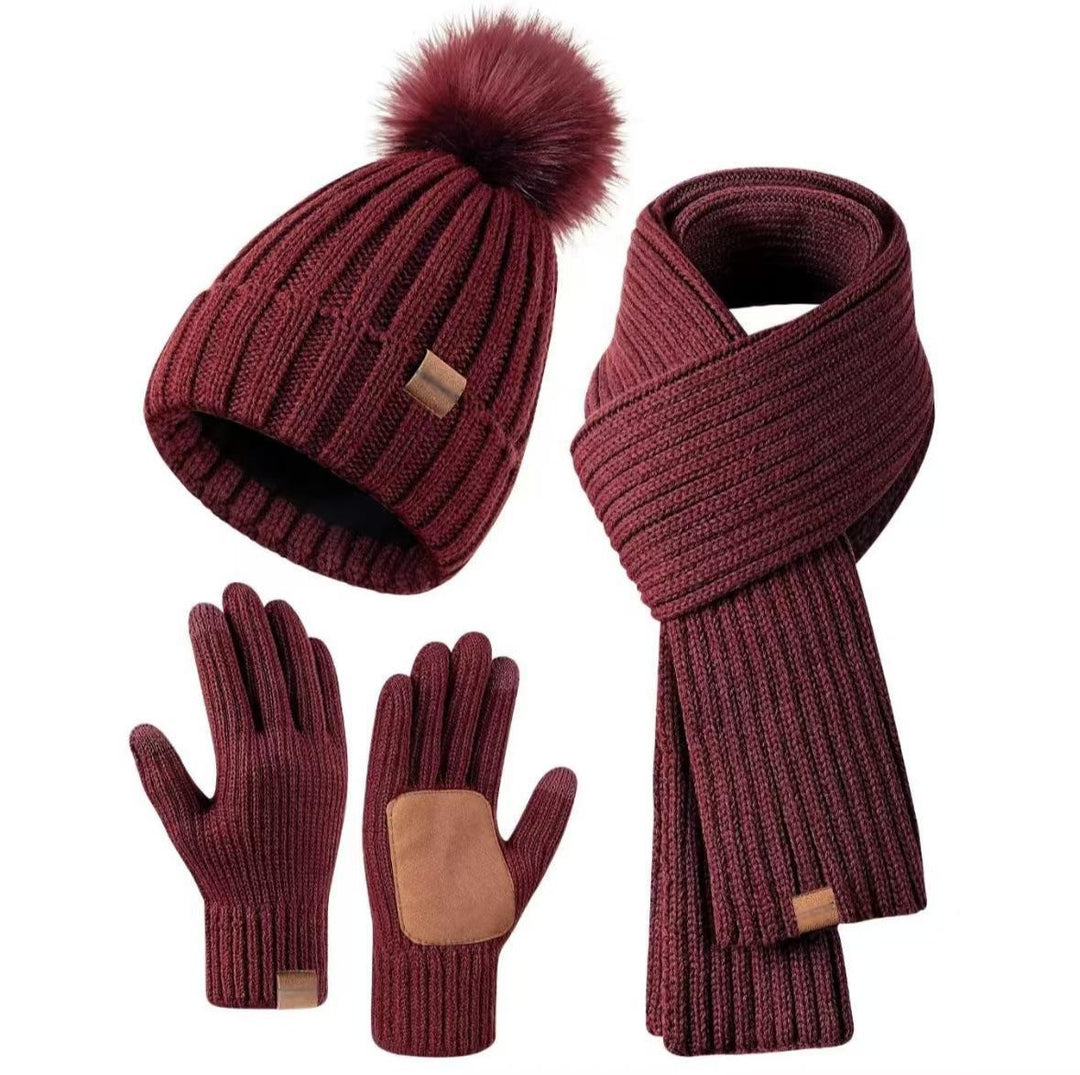 Winterset für Männer und Frauen – 3-in-1 Mütze, Schal und Handschuhe 5