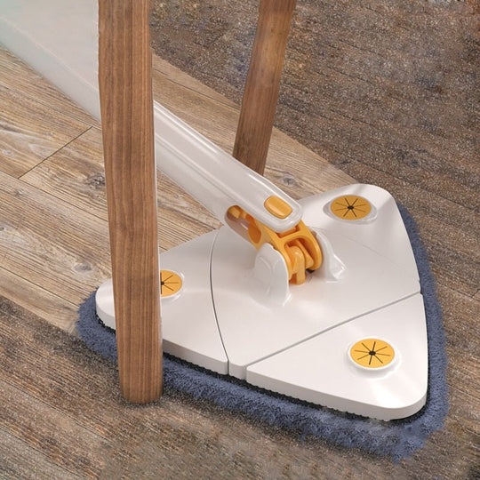 Wischmopp 360-Grad Drehbar Mit Innovativem Dreieckigem Design Für Effizientes Wischen 5