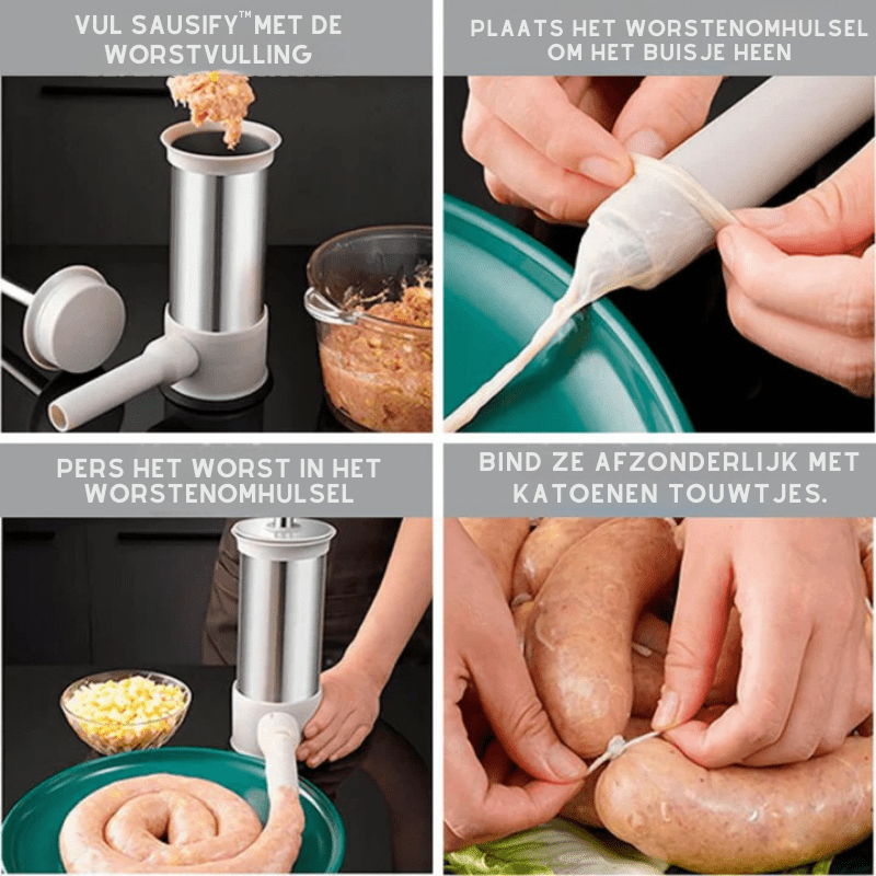 Wurstfüllmaschine für die einfache Herstellung von Würsten 5