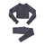 Yoga-Set Fitness-Sportbekleidung
