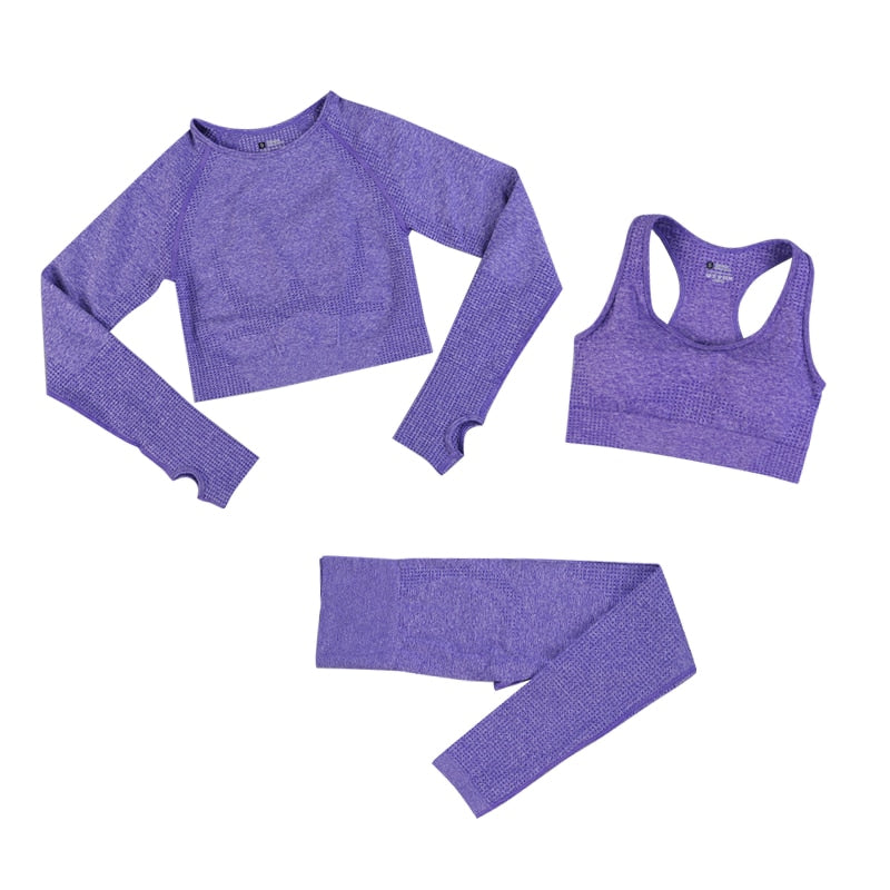 Yoga-Set Fitness-Sportbekleidung