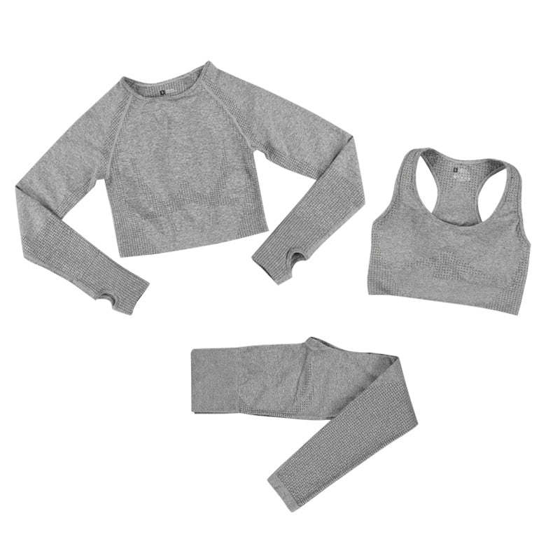 Yoga-Set Fitness-Sportbekleidung