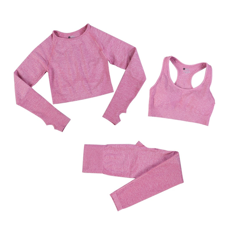 Yoga-Set Fitness-Sportbekleidung