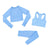 Yoga-Set Fitness-Sportbekleidung
