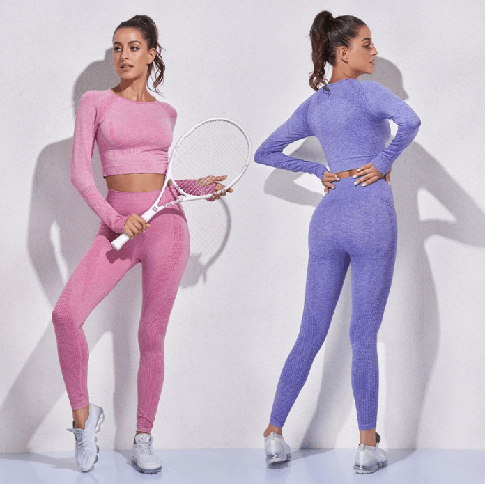 Yoga-Set Fitness-Sportbekleidung