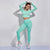 Yoga-Set Fitness-Sportbekleidung