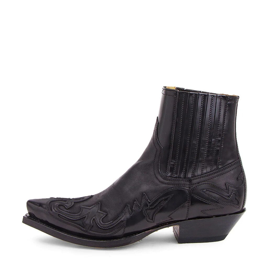 Damen Cowboy-Stiefel im Western-Stil aus Kunstleder 1