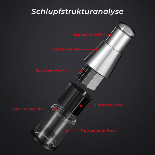 Zerkleinerer für Knoblauch und Gemüse - Multifunktionaler Zwiebelschneider mit Komfortgriff 3